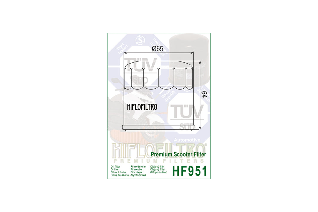 HIFLO Ölfilter HF951, HONDA