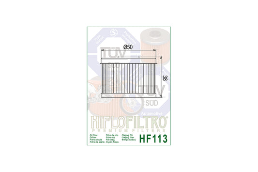 HIFLO Ölfilter HF113, HONDA