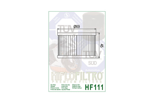 HIFLO Ölfilter HF111 HONDA