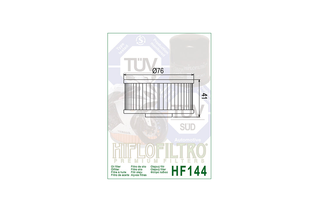 HIFLO Ölfilter HF144, YAMAHA