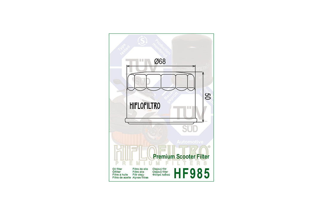 HIFLO Ölfilter HF985, YAMAHA
