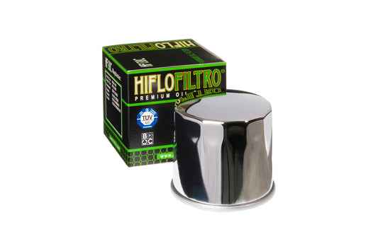HIFLO Ölfilter HF138C, SUZUKI/u.a. verchromt