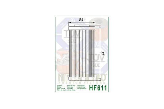 HIFLO Ölfilter HF611, BMW