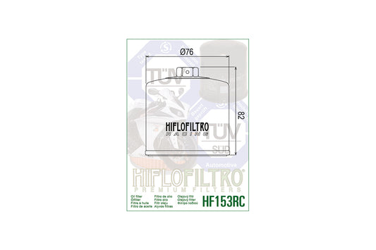 HIFLO Ölfilter HF153RC, für div. Fzg. Racing