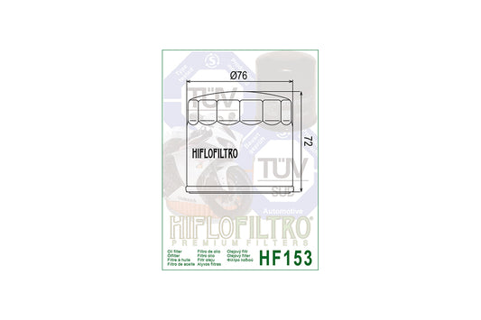 HIFLO Ölfilter HF153, DUC/CAG/GIL/BIM/HARL