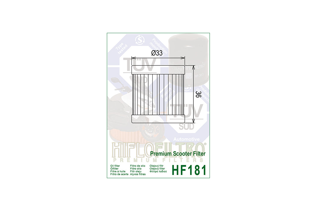 HIFLO Ölfilter Aprilia/PIAGGIO