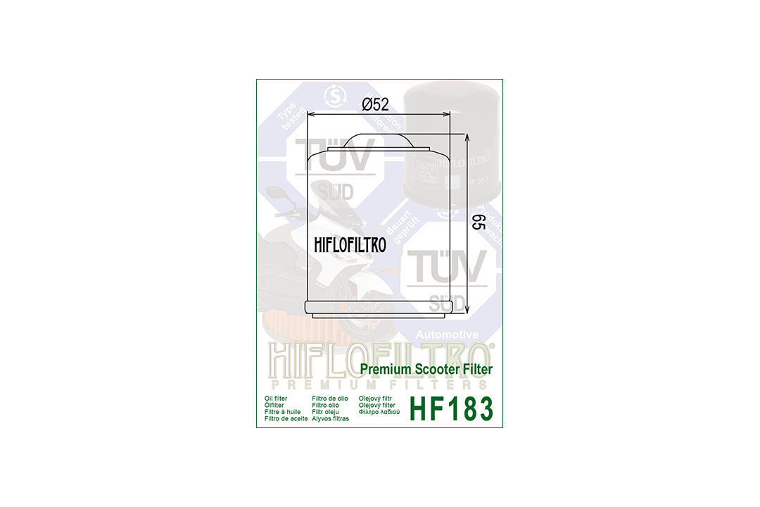 HIFLO Ölfilter HF183, BEN/GIL u.a. *