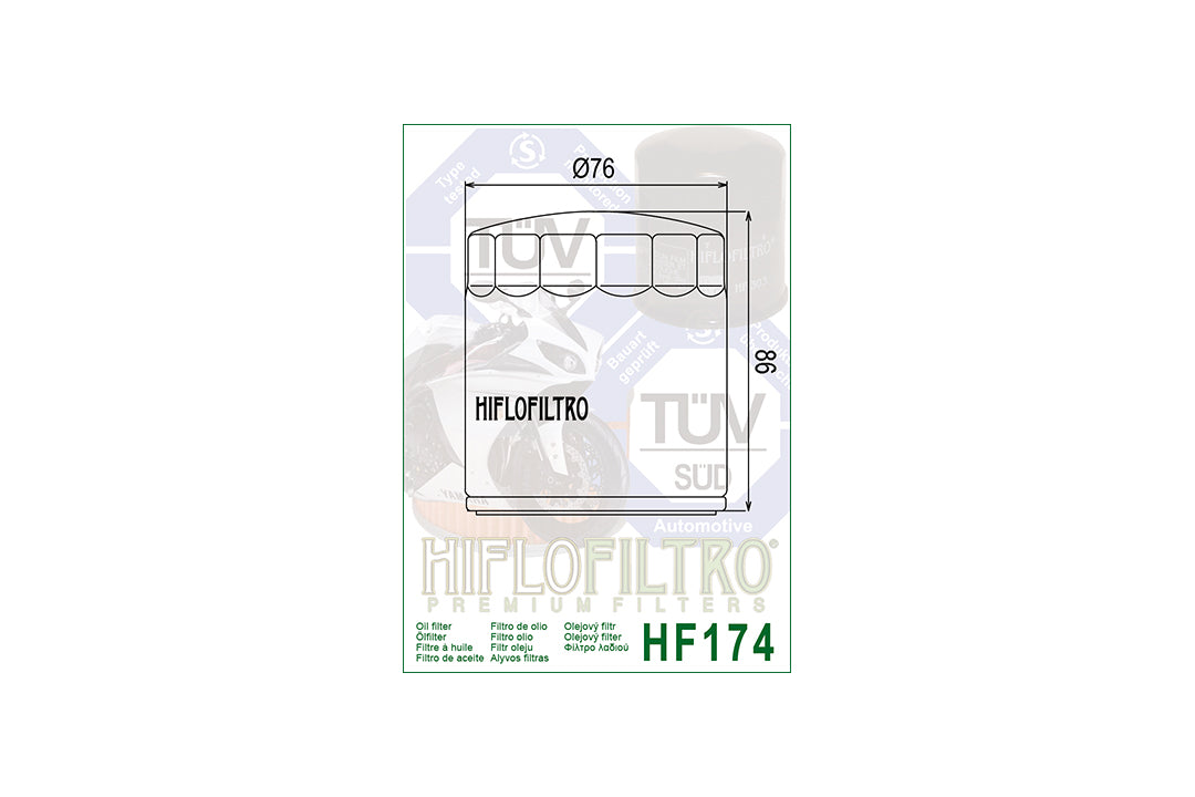 HIFLO Ölfilter HF174C, HARLEY
