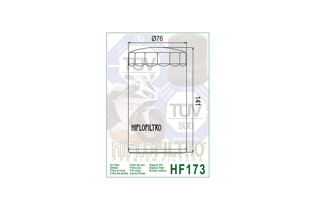 HIFLO Ölfilter HF173C, HARLEY