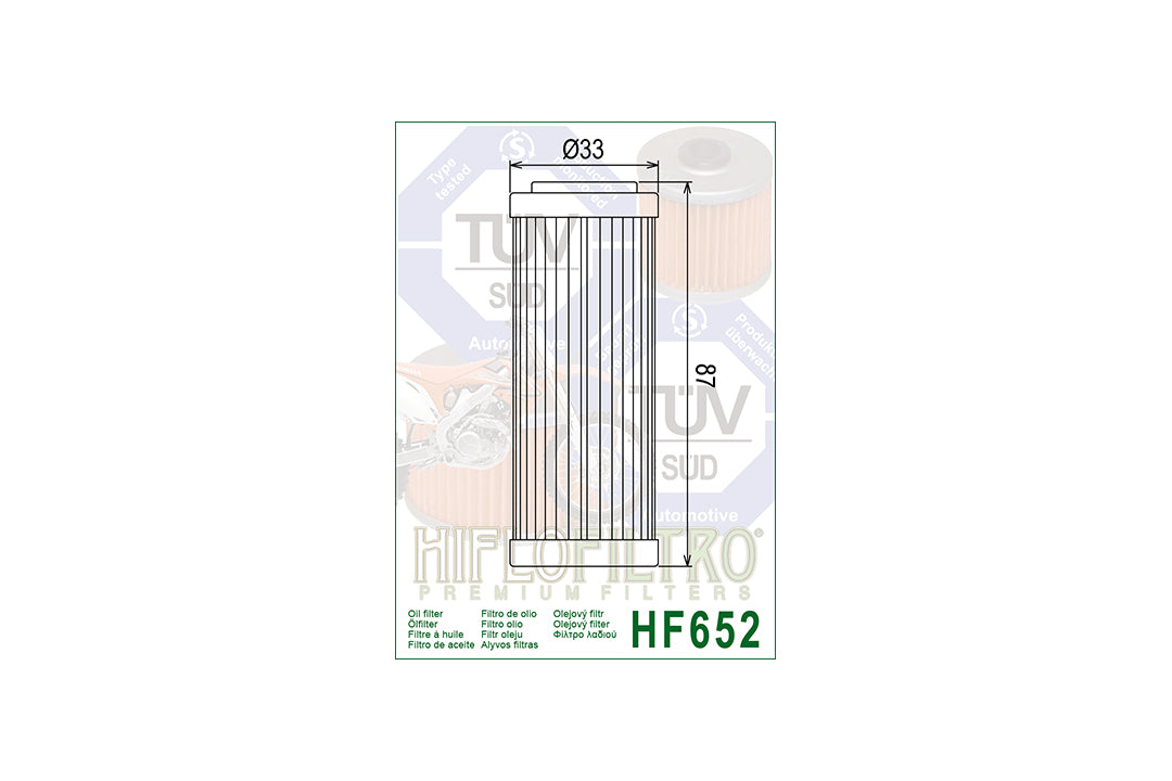 HIFLO Ölfilter HF652, KTM/Husqvarna