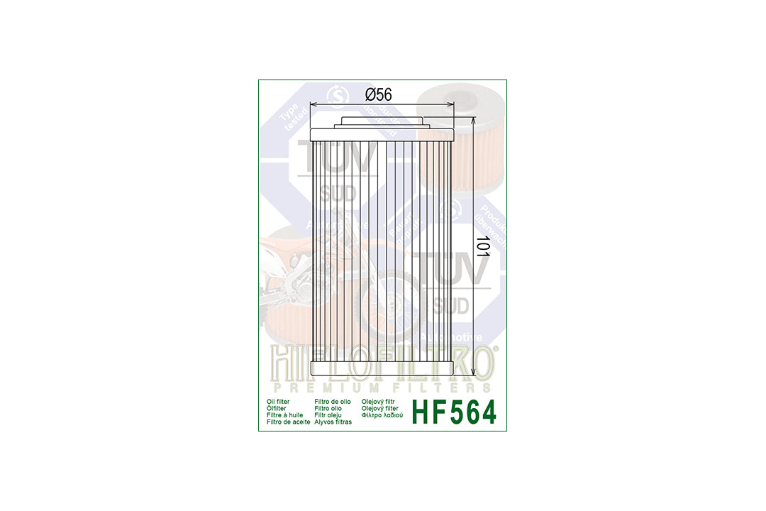 HIFLO Ölfilter HF564, Buell