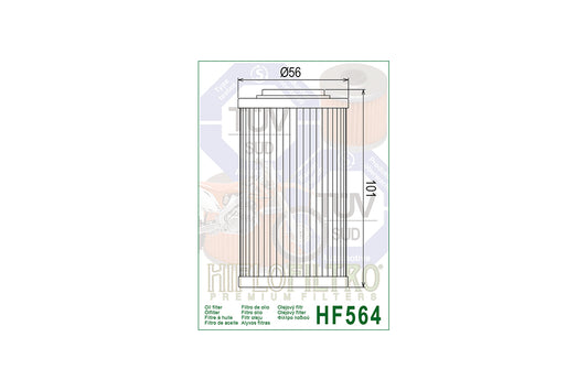 HIFLO Ölfilter HF564, Buell