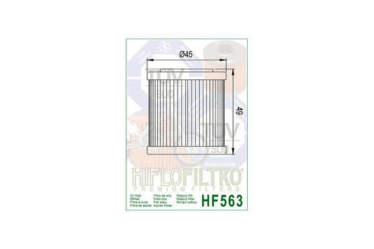 HIFLO Ölfilter HF563 Aprilia/HUSQVARNA