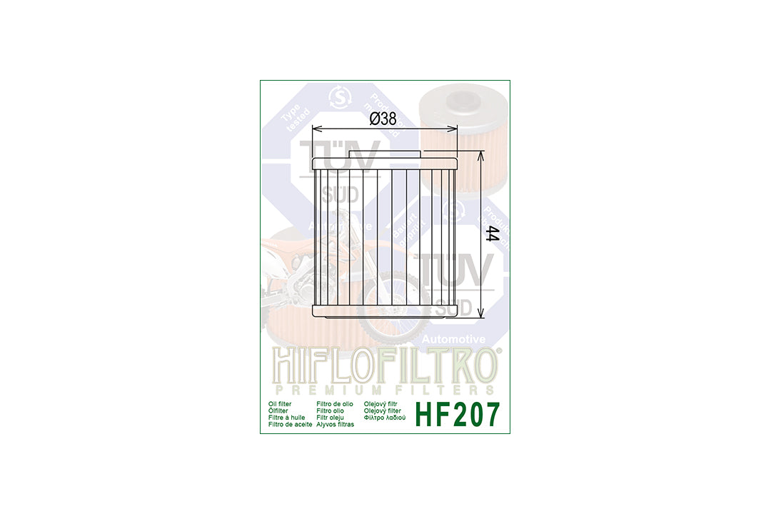 HIFLO Ölfilter HF207, KAWA/SUZUKI *