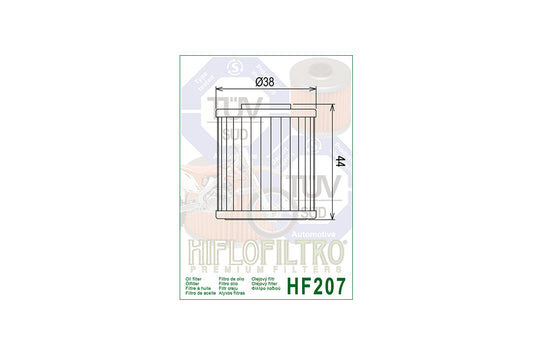 HIFLO Ölfilter HF207, KAWA/SUZUKI *