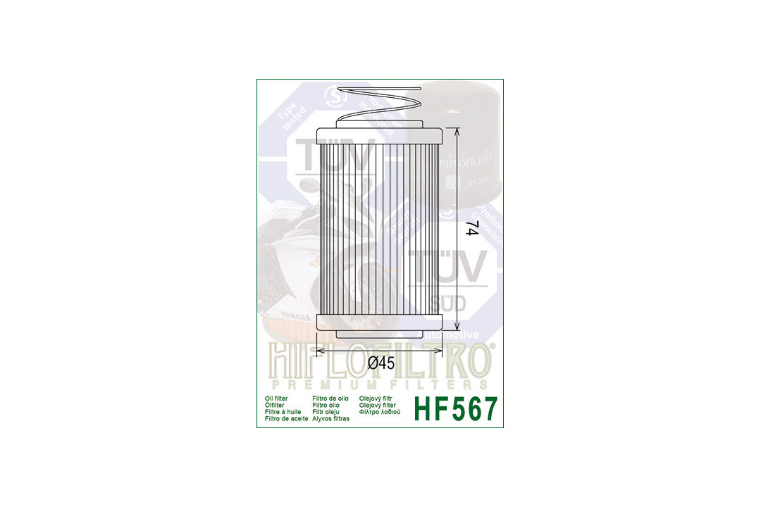 HIFLO Ölfilter HF567, MV Agusta