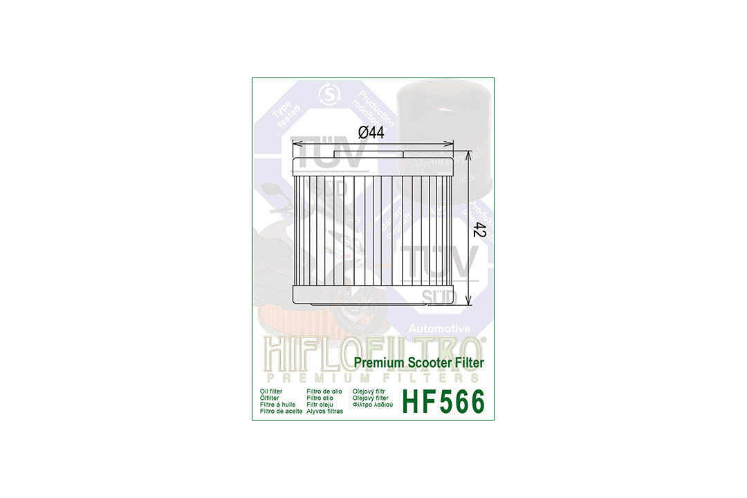 HIFLO Ölfilter HF566, KYMCO