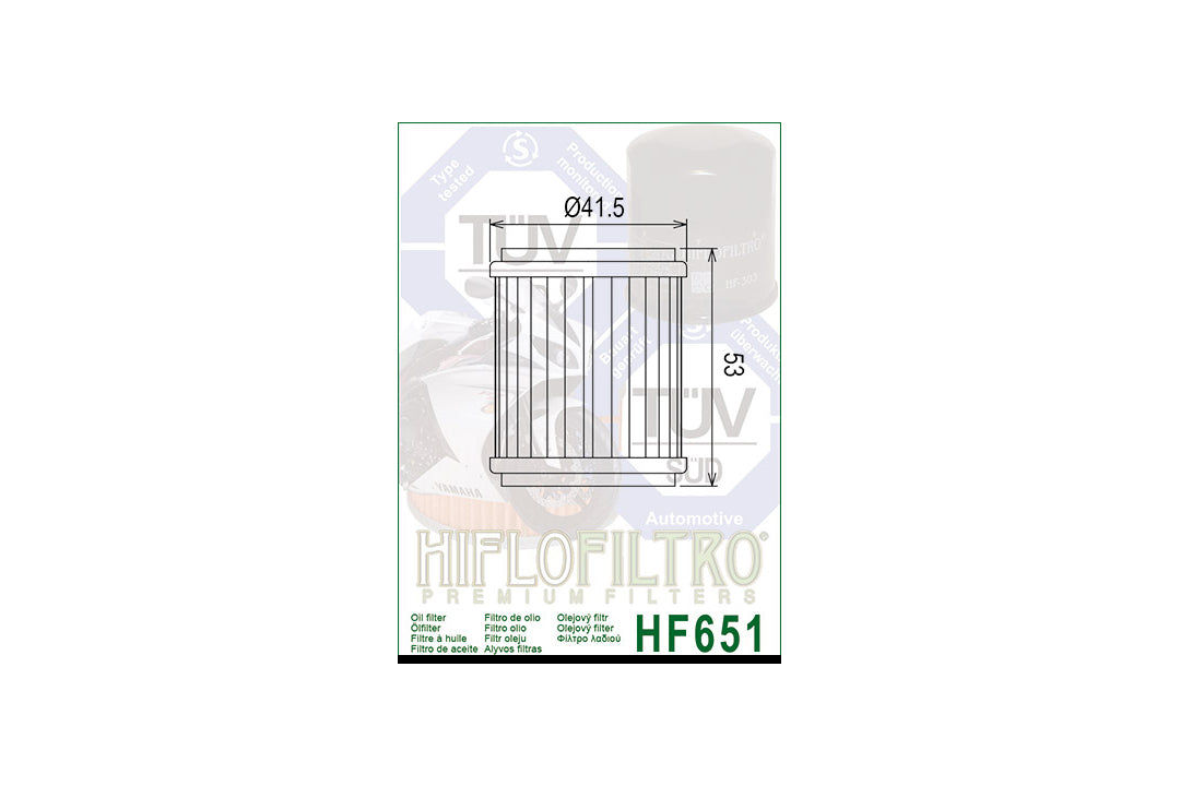 HIFLO Ölfilter HF651, KTM