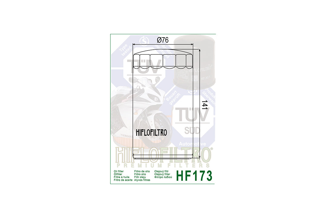 HIFLO Ölfilter HF173 CAG/DUC/GILERA/LAVERD