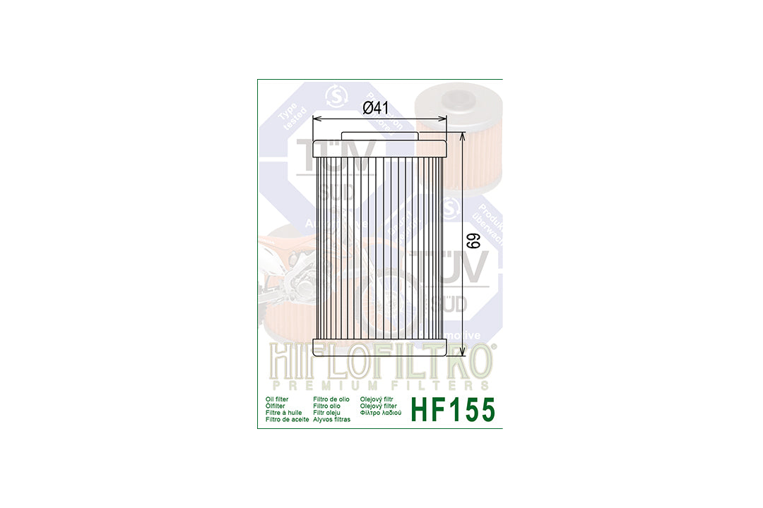 HIFLO Ölfilter HF155 HUSAB/KTM/MUZ *