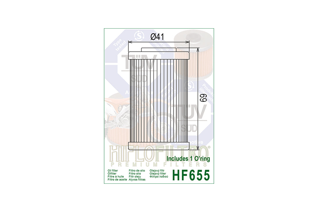 HIFLO Ölfilter HF655, KTM