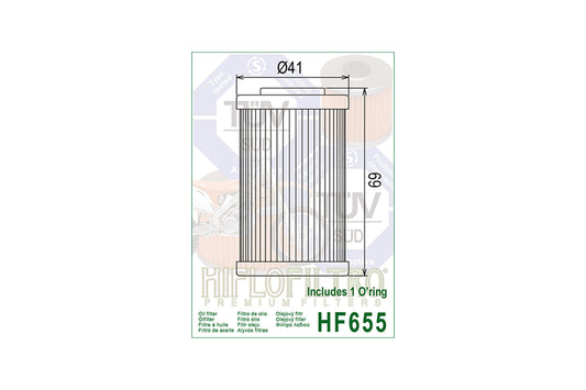 HIFLO Ölfilter HF655, KTM