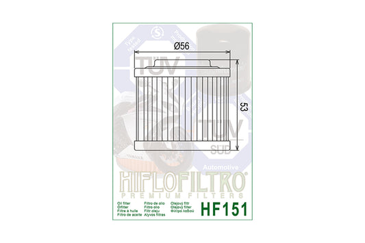HIFLO Ölfilter HF151 Aprilia/BMW/MZ