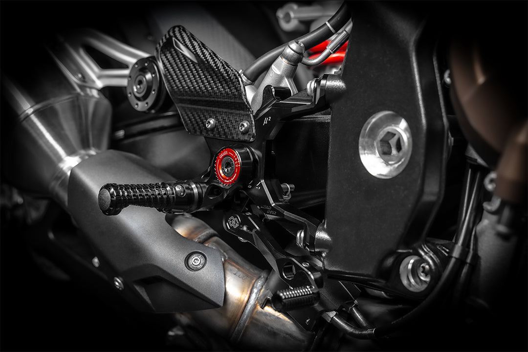 GILLES MUE2 Fußrastenanlage S1000R, 2R99, schwarz