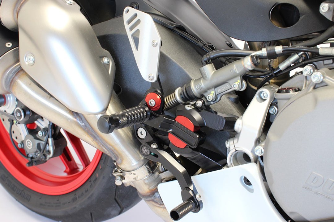 GILLES VCR Fußrastenanlage Ducati 959 Panigale, HA