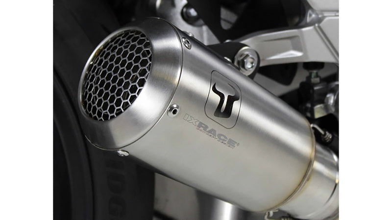 IXRACE MK2 Edelstahl Endtopf für KTM Duke 125/390, 21- (Euro 5)