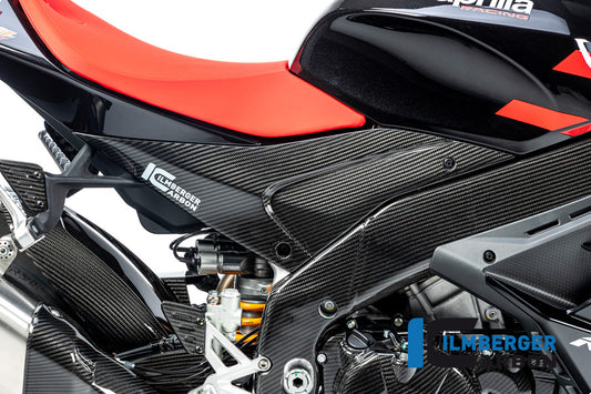 Ilmberger Seitendeckel rechts glanz Aprilia RSV4/Tuono Aprilia RSV4 Factory 2021 | Aprilia Tuono V4 1100 Factory 2021 | Aprilia Tuono V4 1100 2021