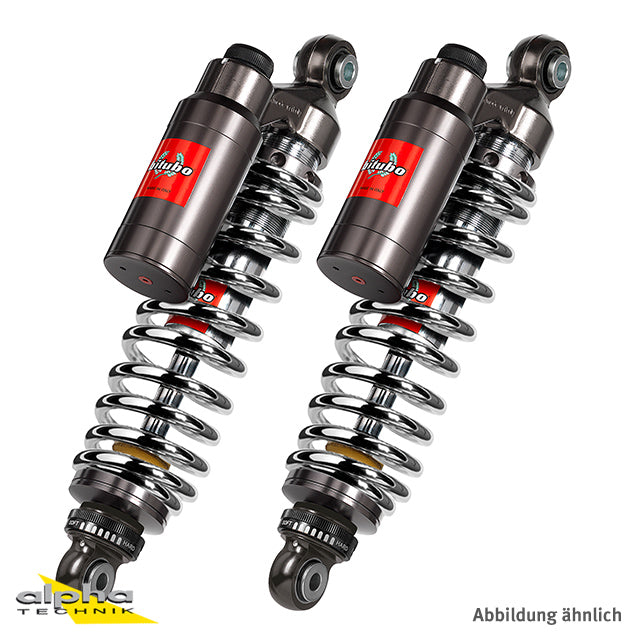 BITUBO Stoßdämpfer Motorrad Stereo chrom
