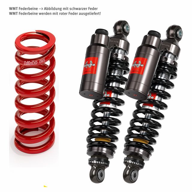 BITUBO Stoßdämpfer Motorrad Stereo rot