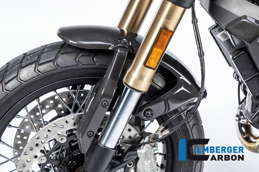 Ilmberger Vorderer Kotflügelhalter links glänzend Ducati Scrambler 1100 2018