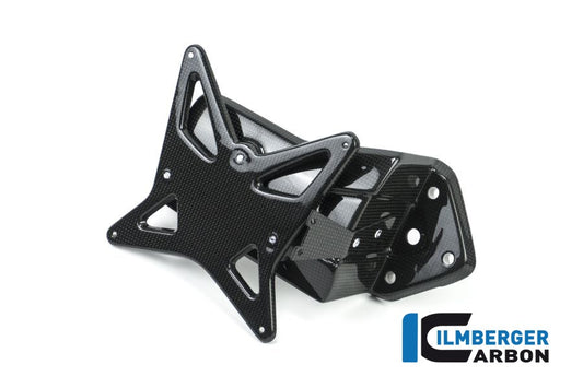 Ilmberger Kennzeichenhalter inkl.Zahnriemenabdeckung glanz Ducati XDiavel 2016–2020 | Ducati XDiavel 2020 | Ducati Diavel 1260 2019