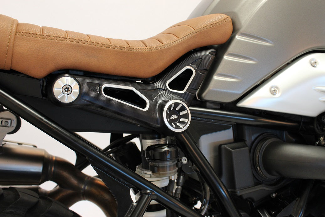 Gilles Rahmenrohrabdeckung Kit, schwarz, RnineT