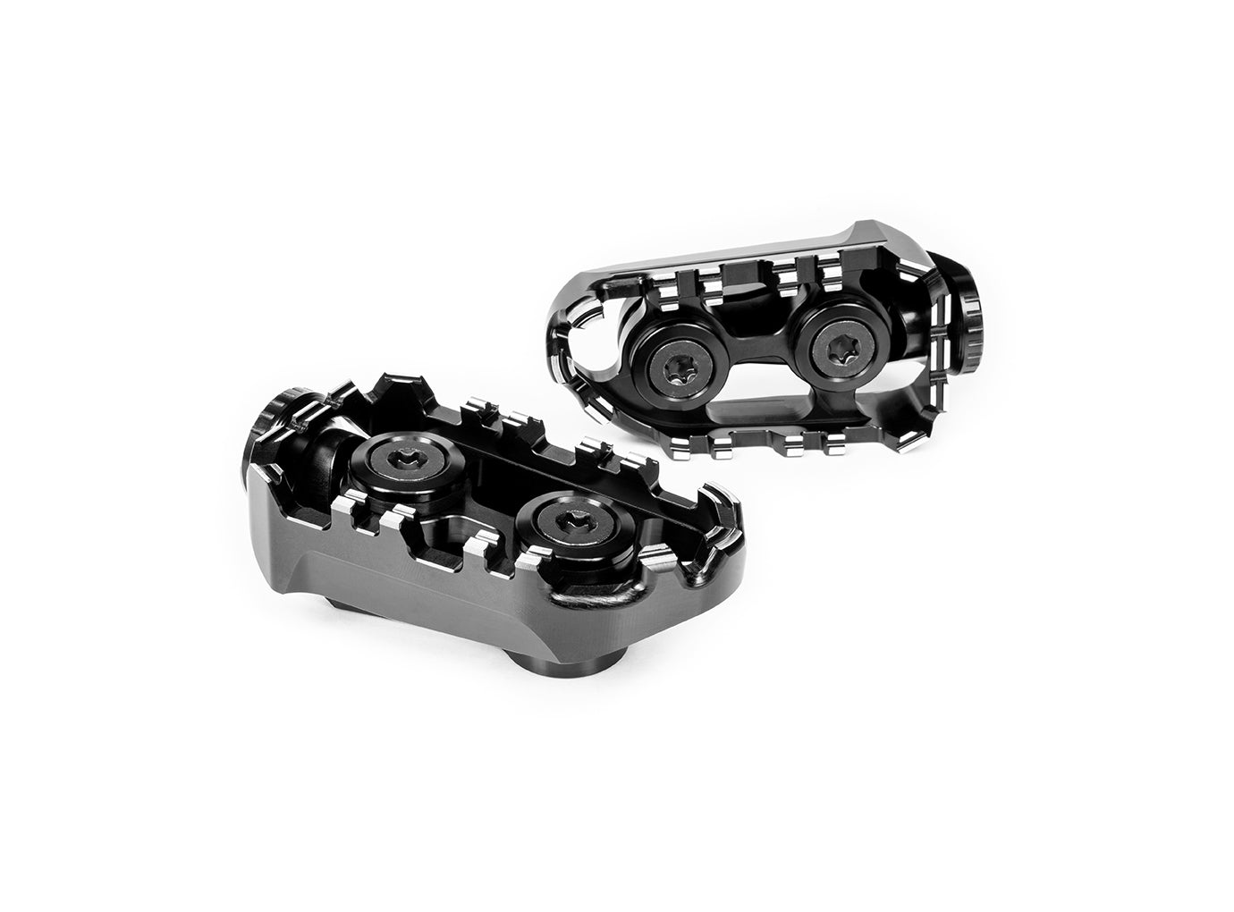 Gilles Tooling TECH-X Fußrasten, Farbe: schwarz