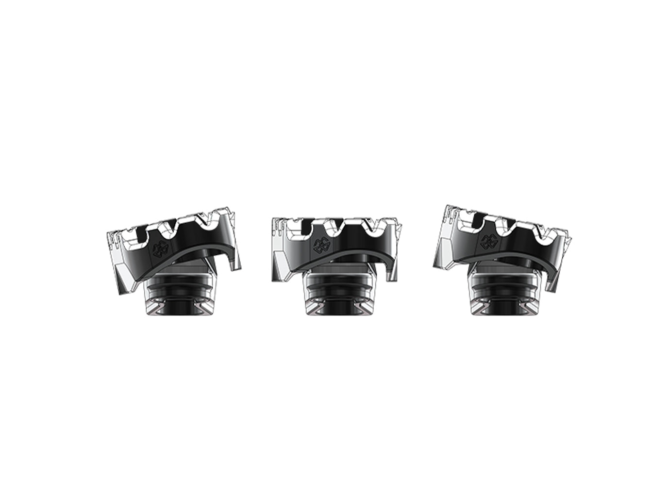 Gilles Tooling TECH-X Fußrasten, Farbe: schwarz