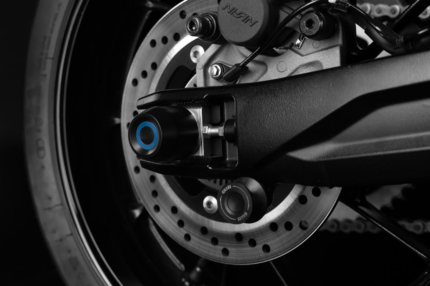 Gilles Achsprotektor hinten, Suzuki GSX-8S und 8R