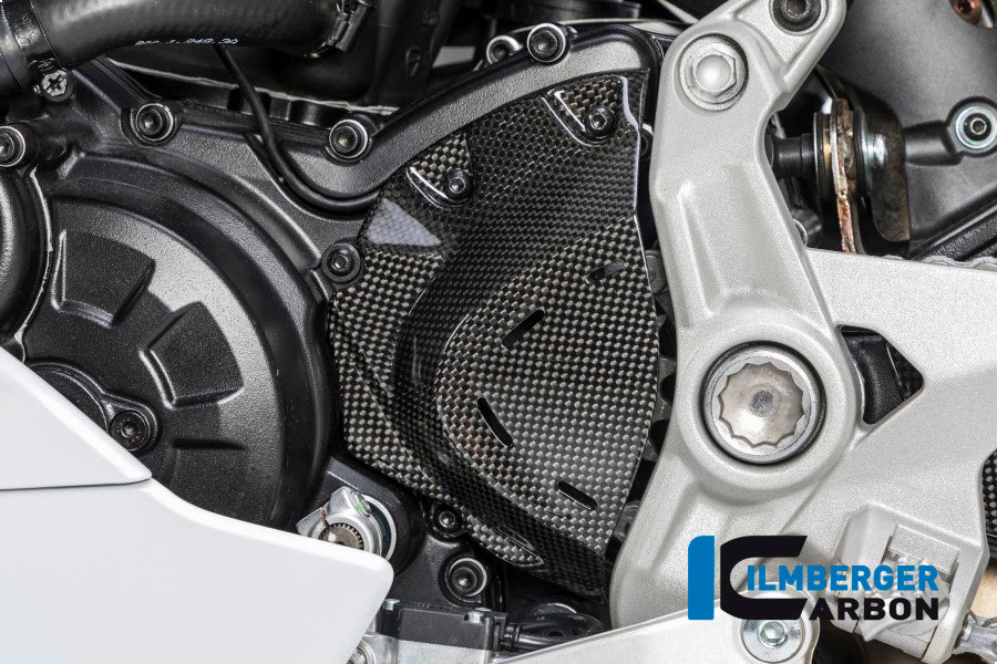Ilmberger Ritzelabdeckung glanz, Carbon Ducati 939 Supersport 2017–2020