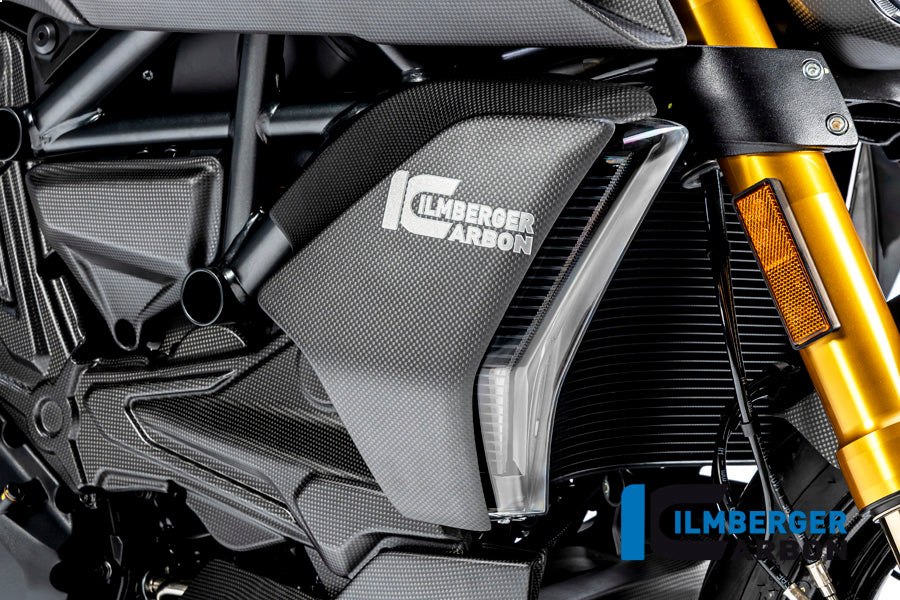 Ilmberger Wasserkühlerabdeckung rechts Ducati Diavel 1260 2019
