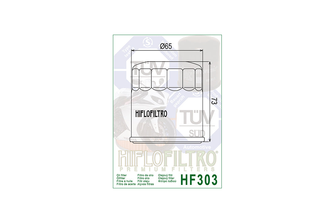 HIFLO Ölfilter HF303C Honda u.a. CHROM 