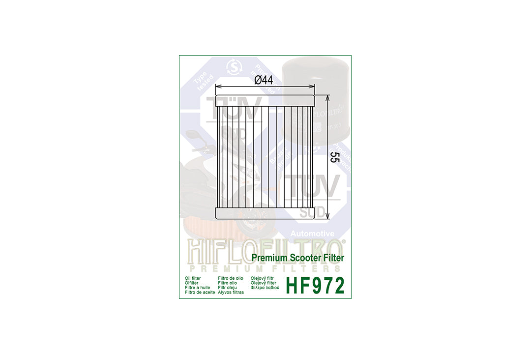 HIFLO Ölfilter HF972, YAMAHA