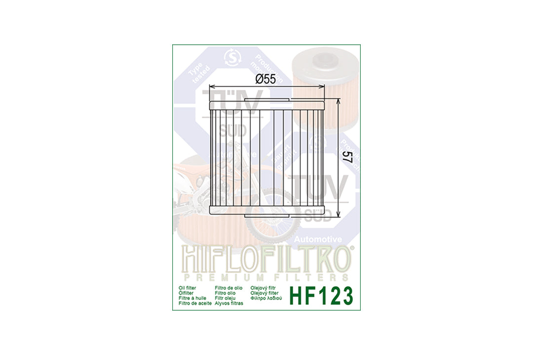 HIFLO Ölfilter HF123 Kawasaki