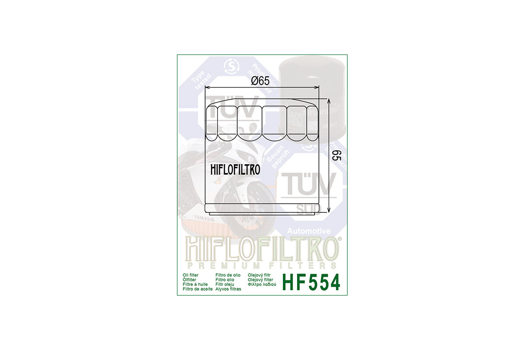 HIFLO Ölfilter HF554, MV AGUSTA
