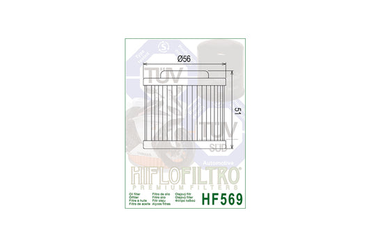 HIFLO Ölfilter HF569, MV AGUSTA