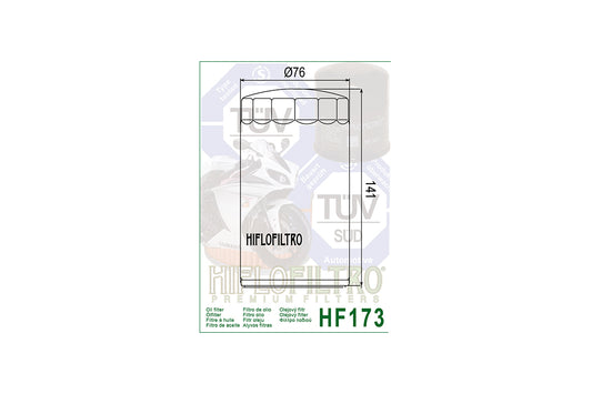 HIFLO Ölfilter HF173 CAG/DUC/GILERA/LAVERD