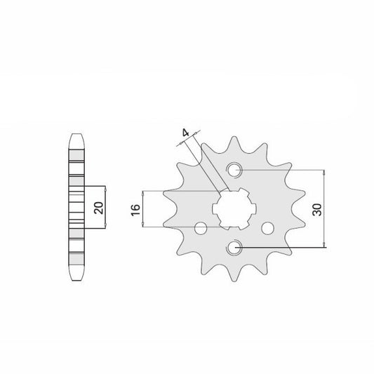 DID Kettensatz 428VX