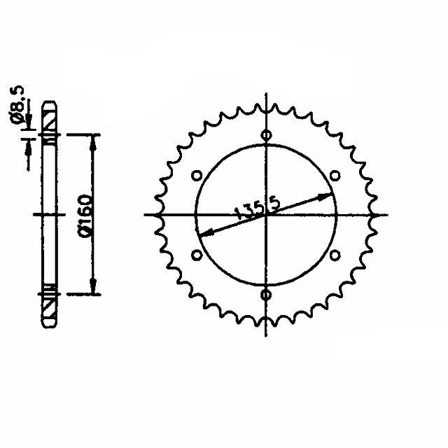 DID Kettensatz 520VX3
