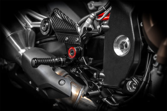 GILLES MUE2 Fußrastenanlage S1000R, 2R99, schwarz